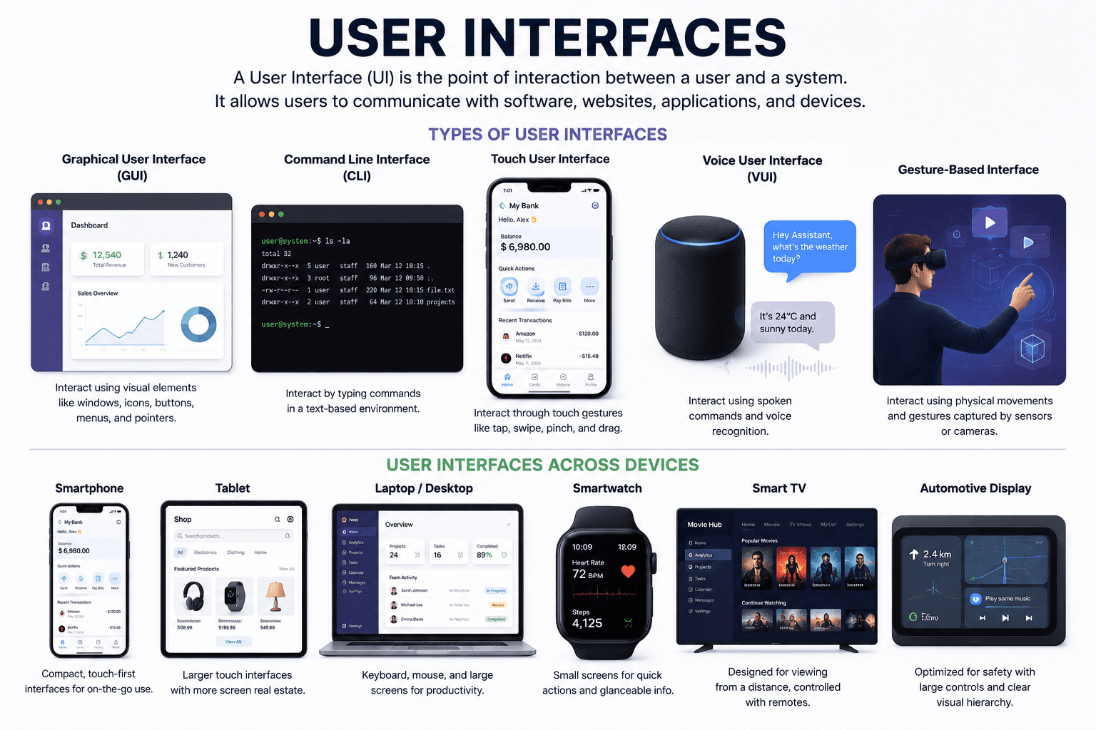 User Interfaces